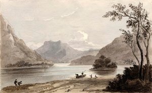 Loch Erne, 1826-27 (tužka a wc na papíře)